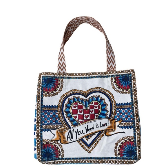 Brighton believe in love tote bag shopping bag canvas  picnic reusable - Picture 12 of 14